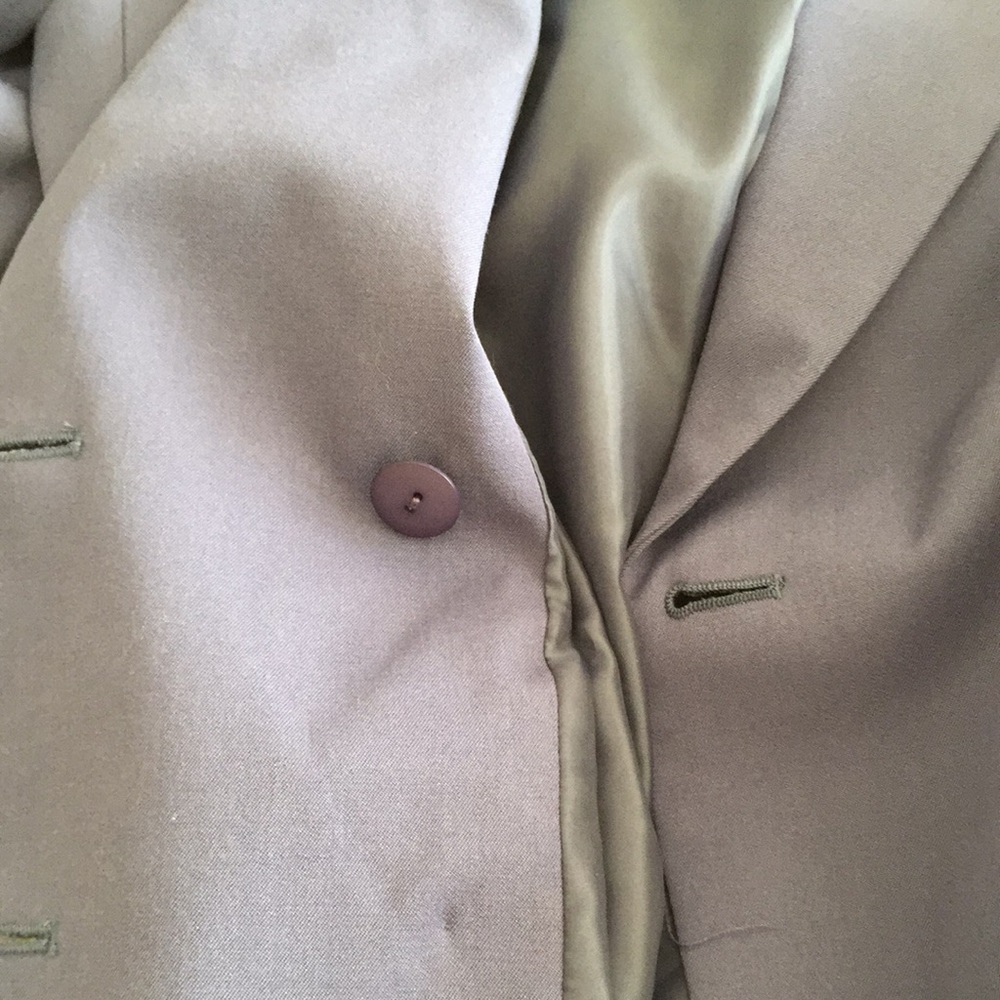Vintage Talbots 100% Wool Double Breasted Blazer Made in Japan Size 4 - Picture 9 of 12